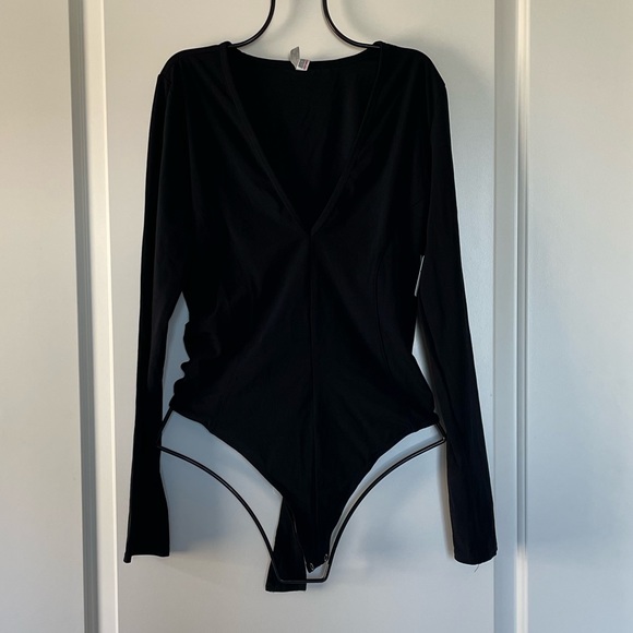 Free People Intimately Super Soft Deep V Bodysuit - Picture 6 of 13